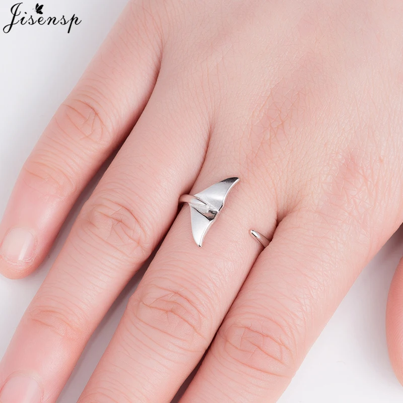 Jisensp Bijoux, модное кольцо в стиле панк, кольцо с треугольным сердечком, кольца на кастет для женщин, свадебные ювелирные изделия, серебряное регулируемое кольцо на палец - Цвет основного камня: SYJZ149
