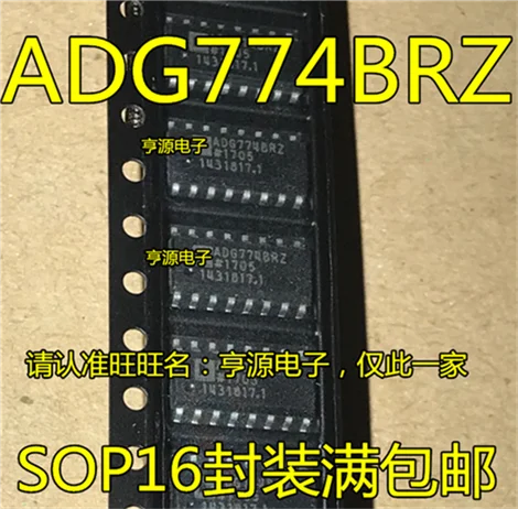 ADG774BRZ ADG774BR ADG774 лапками углублением SOP-16 SOIC16