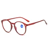 TR90 Frame Reading Glasses Women Men Classic Round Eyewear Oversized Hyperopia Glasses Diopter +100 +150 +200 +250 +300 +350 6