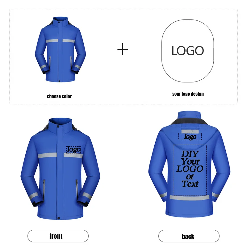 Outdoor Windproof Cold Mountaineering Clothing Sunscreen Sports Men's and Women's Hooded Jacket DIY Customization 4