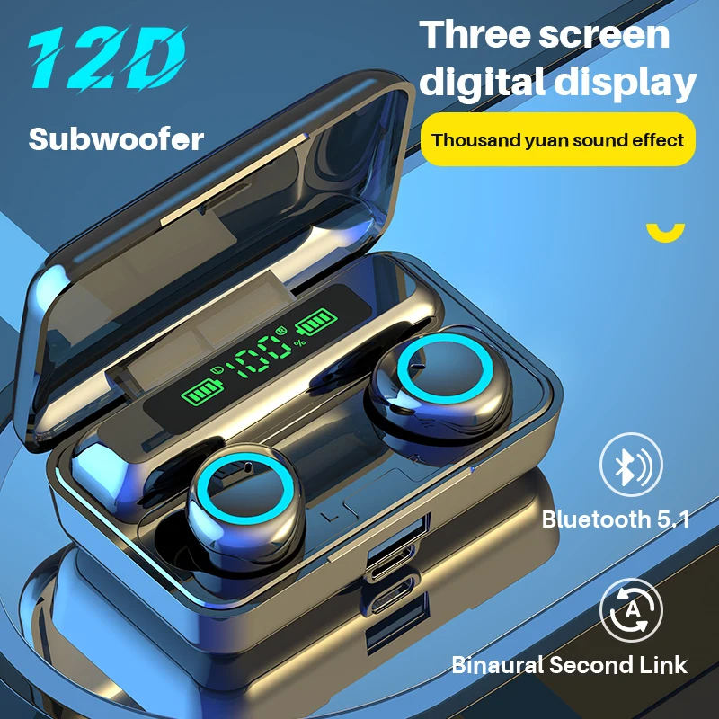 Новые беспроводные наушники Bluetooth 5 1 с микрофоном водонепроницаемые спортивные