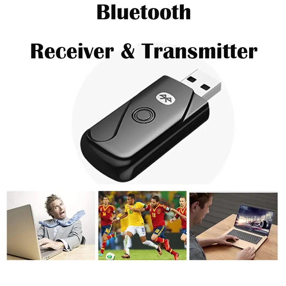Беспроводной Bluetooth аудио стерео передатчик приемник HIFI музыкальный адаптер музыкальный домашний автомобильный адаптер 2 в 1