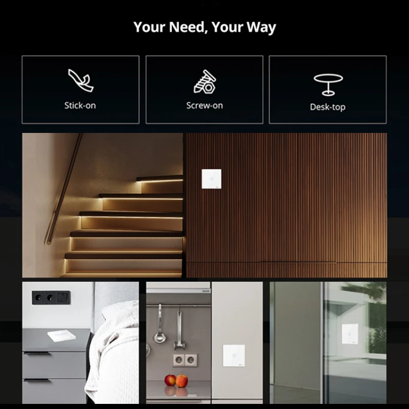 Smart Switch SONOFF T2EU-RF 86 Type Smart Switch Wireless RF Remote Control For 4CHPROR3 SlampherR2 TX