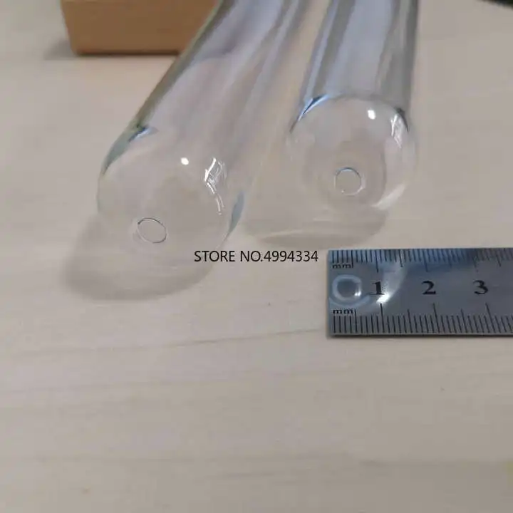 

/10Pcs/lot 30*300mm Round Bottom Transparent Glass Test Tubes with a 5mm hole in the bottom for School/Laboratory Glassware