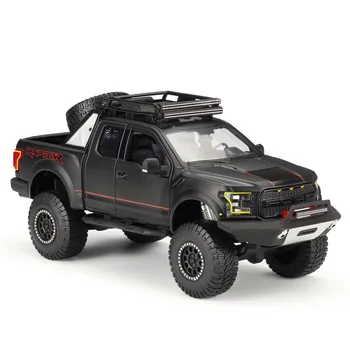 

1/24 2017 Ford F-150 Raptor Alloy Diecast Model Cars Simulation Miniature Metal Mini Car Collection Toy Home Decorations