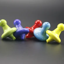 Красочная стеклянная Кепка шляпа шапка для теплого кварца Banger ногтей Enail Carb Кепка для стеклянный Бонг