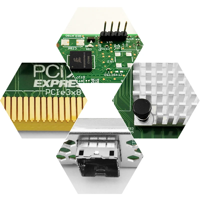 AS3008T 4I4E 9300 PCI Express 3 0 SATA / SAS 4 портовый Int Ext SAS3 12 ГБ/сек. HBA Single|Платы расширения| |