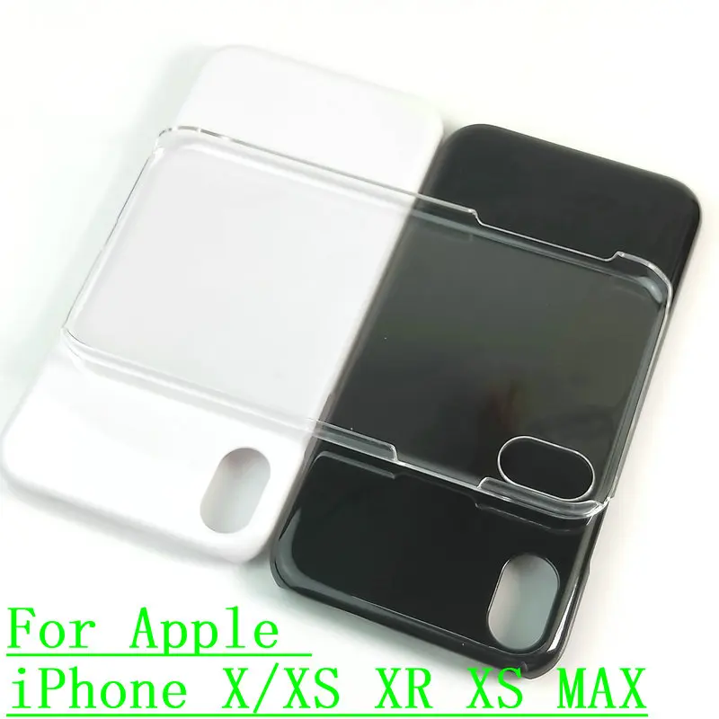 For Apple iPhone X XS XR XS Max Glossy Snap Phone Case Crystal Invisible Ultra Thin Hard PC Cover Plain color Protect Back Shell