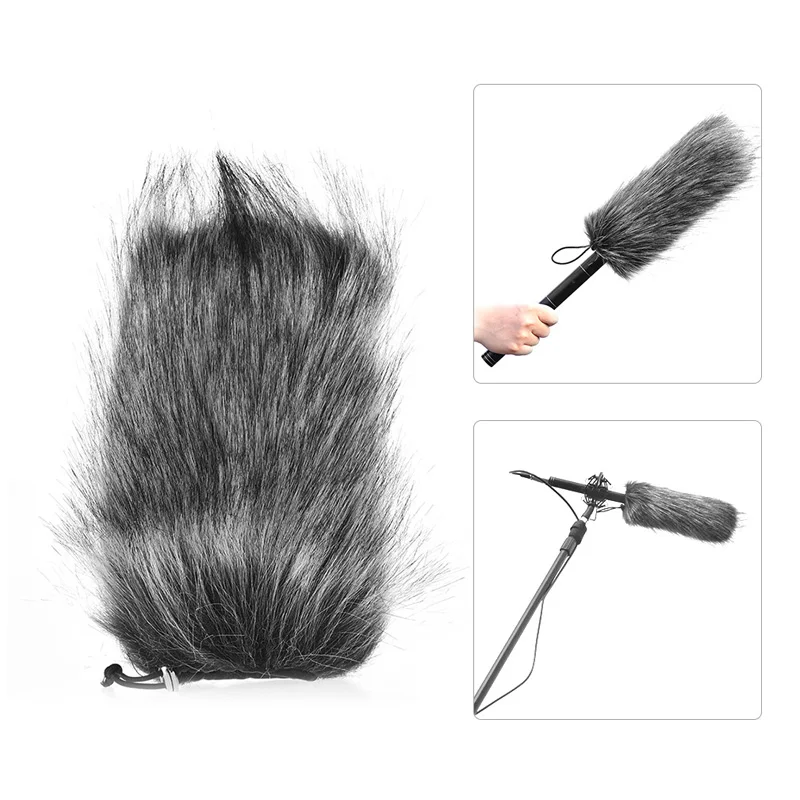 Универсальный пушистый микрофон на лобовое стекло для Rode Video Mic GO VideoMic Pro Micro TAKSTAR SGC