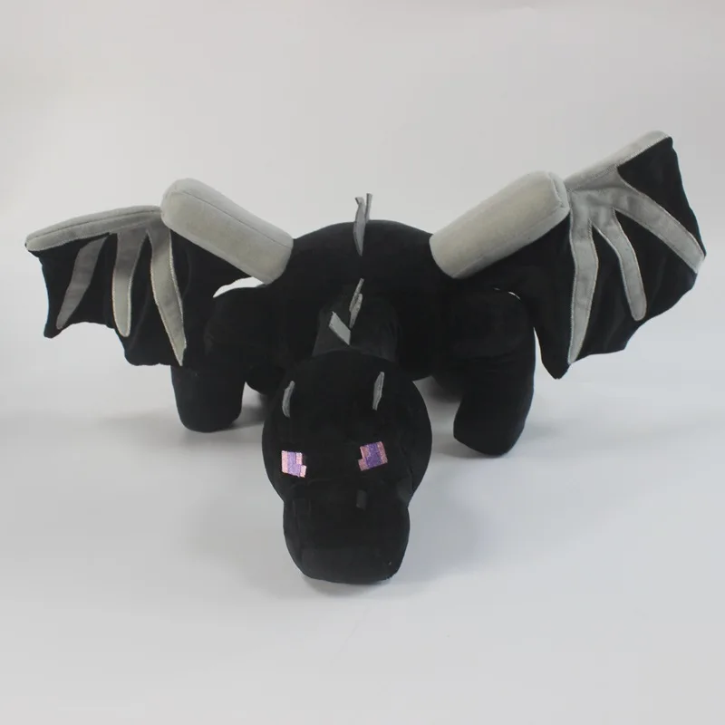 

60cm Original Minecraft Ender Dragon Plush Soft Black Minecrafts Plush Enderdragon PP Cotton Dragon Toys Gift for Children