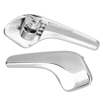 

A Pair Car Inner Inside Interior Door Handle Handles Chrome for Vauxhall Corsa MK3 2006-2013 for Corsa D 2006-2016 Box