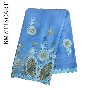 

Muslim new scarf wrapped extended multicolor outdoor scarf cloak Ms embroidered scarf BM929