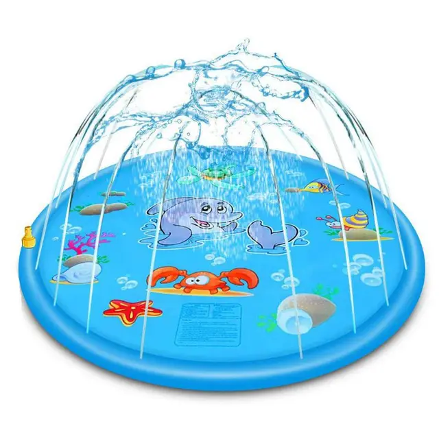 $US $20.69  PVC Inflatable Cushion Baby Kids Spray Water Game Pad Outdoor Lawn Children Play Water Mat Boys Gir