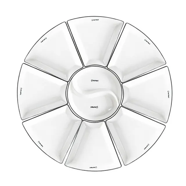 assiette en céramique, cercle combiné – Image 2