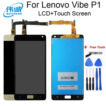

WEICHENG For Lenovo VIBE P1 LCD Screen Display+Touch Panel Digitizer Assembly parts P1c72 P1a42 p1c58 Turbo Pro LCD Pantalla