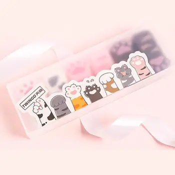 

6 PCS Combination Pack Cat Claw Correction Tape Cat Transparent Film White Tape Cute Simple Student Stationery Supplies #Y2