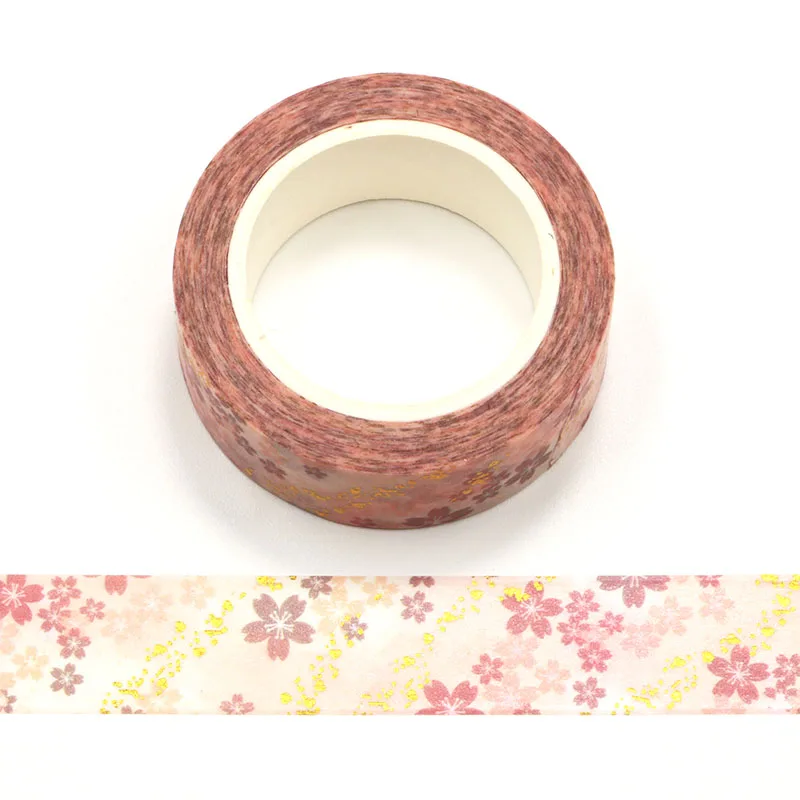 15mm*10m Cute Fish Foil Decorative Washi Tape Diy Scrapbooking Quality  Laser Masking Craft Tape School Office Supply - Washi Tape - AliExpress