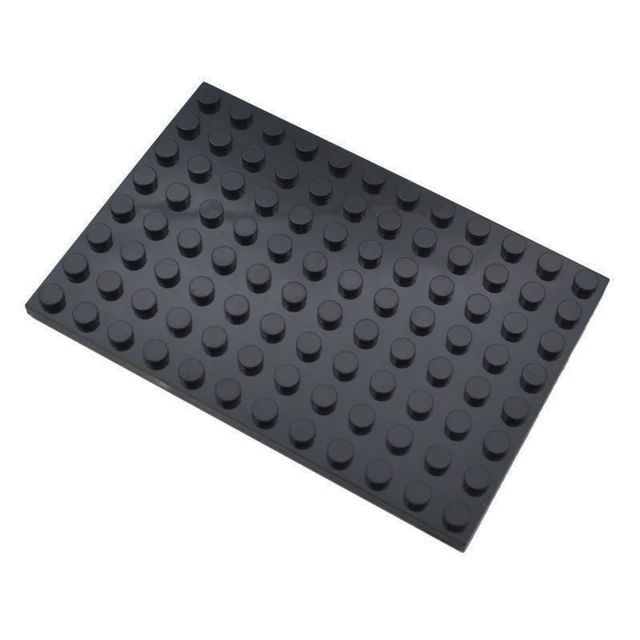 20pcs DIY Building Blocks 8x12 Dots Thin Figures Bricks Educational Creative Size Compatible With Brand Toys for Children Black 20PCS