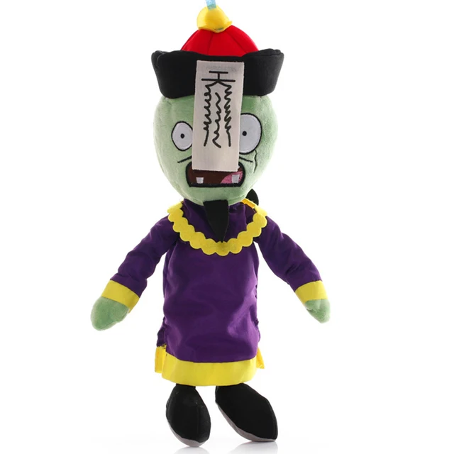New 30CM Plants VS Zombies Anime Figure Conehead Zombie Newspaper