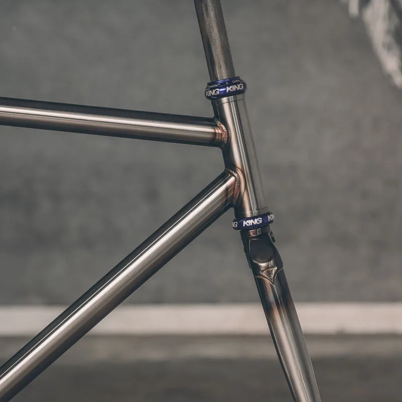 Fixie велосипедная Рама Reynolds 525 хромированная молибденовая стальная рама для шоссейного велосипеда с рифленой рамой на заказ 650C 700C велосипедная Рама