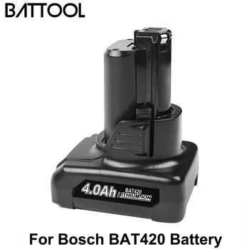 

4000mAh 10.8V 12V Li-ion BAT411 BAT420 Rechargeable Battery For BOSCH BAT412A BAT413A D-70745GOP 2607336013 2607336014 PS20-2