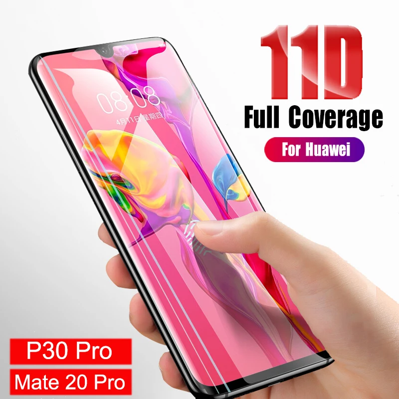 

Tempered Glass for Huawei P30 Pro Protective Glass Screen Protector on Mate 20 Pro Safety Tremp P 30 P30pro Mate20pro 3d Curved