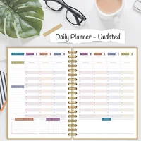 2023 Goal Action Planner Deluxe Undated Daily Weekly And Monthly Scheduling Agenda Notebook 8 3 x