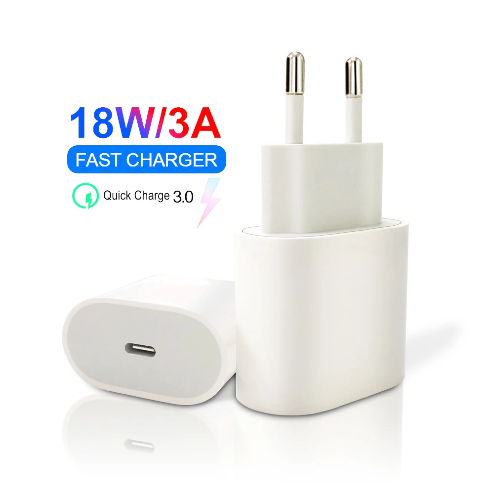 18 Вт PD быстрое зарядное устройство USB-C зарядное устройство TYPE-C C94 кабель для iPhone 11 Pro 8/X/XS MAX XR huawei P30 samsung S10 Xiaomi Mi 8 sony XZ1