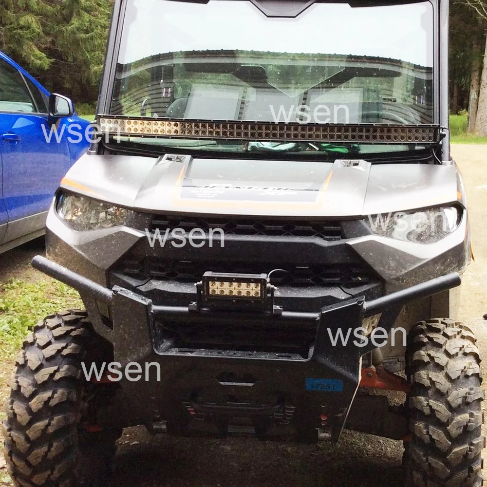 Для Polaris Ranger 1000 900 обычный crew XP и 570 50 дюймов 288 Вт прямой светодиодный светильник с монтажным комплектом и кронштейнами А-стойки