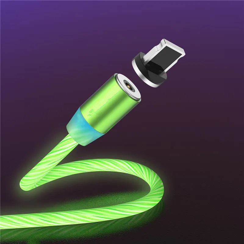 Магнитный светодиодный кабель usb Type C для Xiaomi Redmi note 7 Note 4X 6 Pro 2 3 4A 6A S2 3S MI 9 8 SE|Кабели