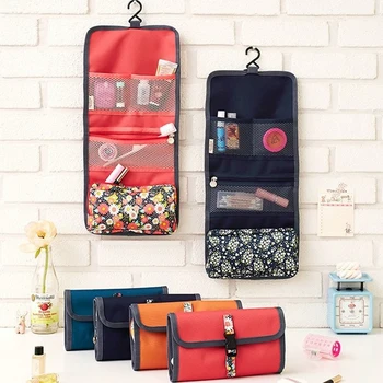 

2020 New Make Up Cosmetic Bag Case Travel Makeup Bag Hanging Toiletries Travel Kit Wash Bag Neceser Organizer Cosmetic Case