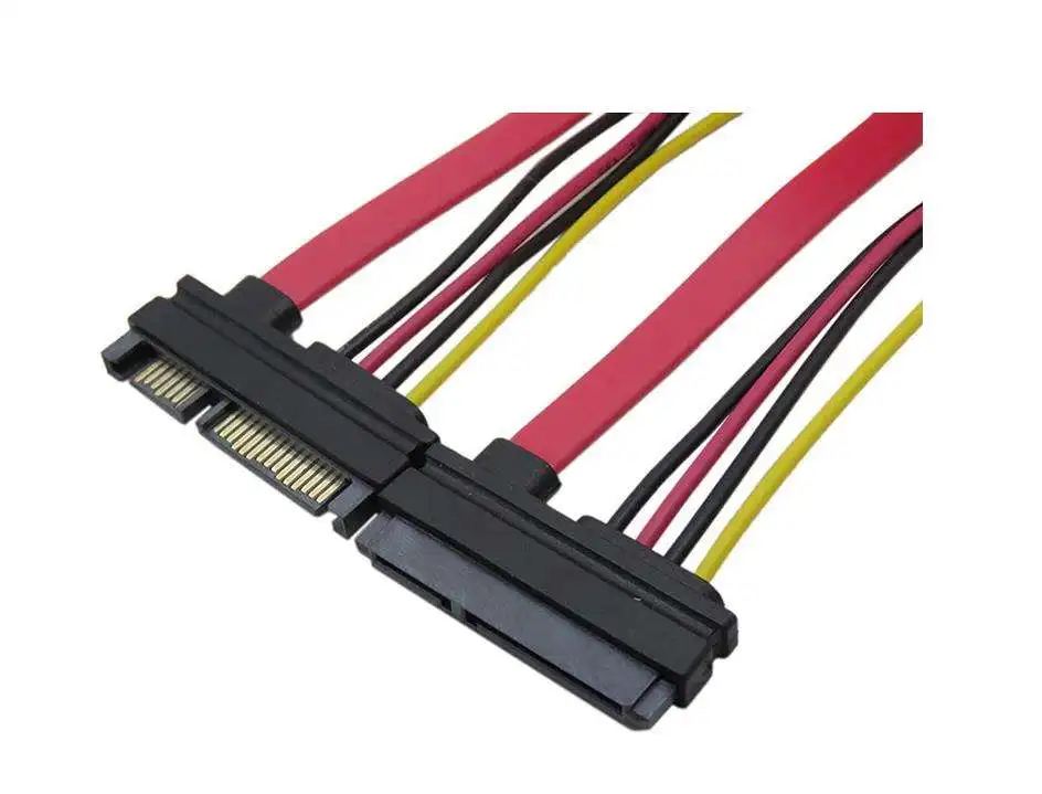Комбинированный Удлинительный кабель BPI 29 см 22P 7 + 15 pin SATA Data Power применяется к