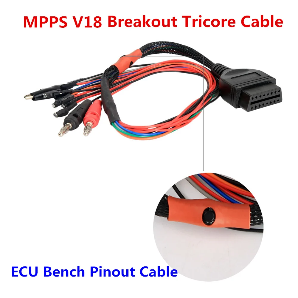 Lowest Price Mpps V21 Breakout Tricore Cable Mpps V18.12.3.8 Ecu Chip Tuning Better Than V18 Obd