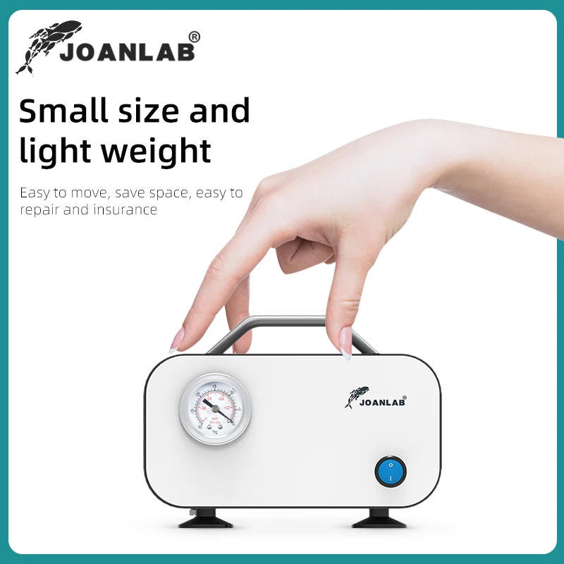 DC 12v Mini Oil-free Diaphragm Air Vacuum Pump Laboratory Filter Pump Portable Negative Pressure Lab Equipment 110v To 220v rotary vane vacuum pump