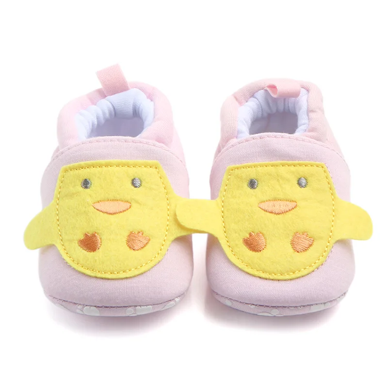 E& Bainel осень-зима с рисунками фруктов для маленьких; теплая мягкая подошва детские пинетки для малышей Новорожденные Девочки Малыши для мальчиков, которые делают первые шаги; обувь - Цвет: pink