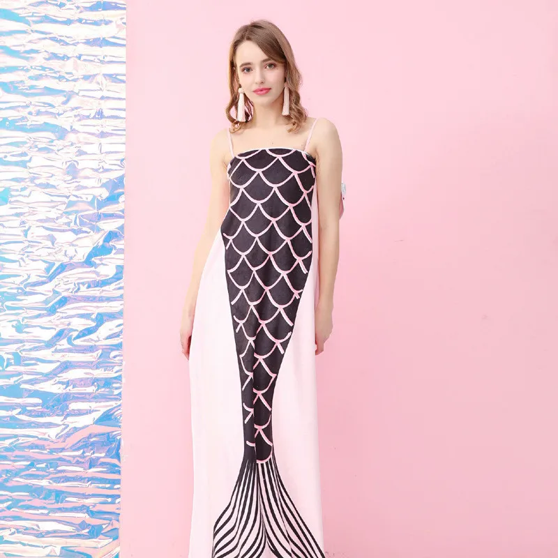 

2020 Mermaid Beach Towel Microfiber Print Seaside Swimming Pool Beach Towel Bath Towel Soft Swimming Beach Mat Sun Blanket