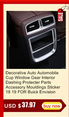 Car Chromium Automobile Handle Door Cup Interior High-grade Bright Sequins Sticker Strip 14 15 16 17 18 19 FOR Buick Envision