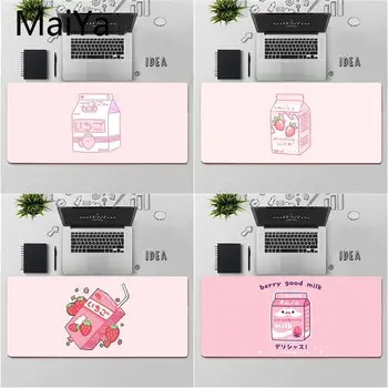 

Maiya Cute Japanese Strawberry Milk MousePads Computer Laptop Anime Mouse Mat Free Shipping Large Mouse Pad Keyboards Mat