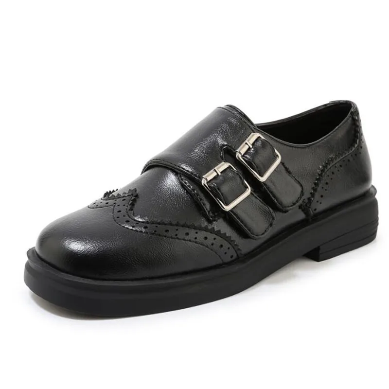 buckle oxfords womens