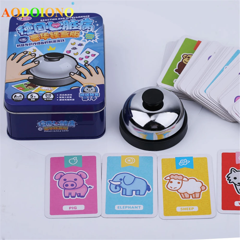 2 вида Halli Настольная игра игрушка для 2-6 игроков семья фруктовый Экстремальная версия с металлическим колокольчиком скорость действия внутри игры игрушки
