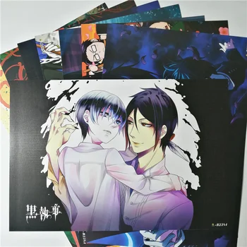 

8*(42x29cm)NEW Black Butler posters Anime around posters Wall Stickers gift Sebas Ciel