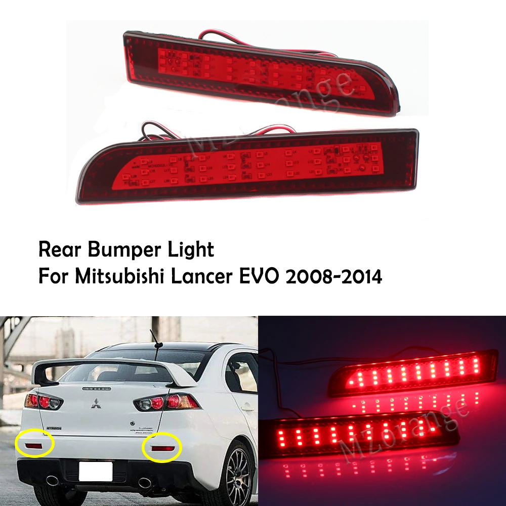 Светильник для заднего бампера Mitsubishi Lancer EVO Evolution Outlander Sport 2008-2014 2 шт. | Автомобили и