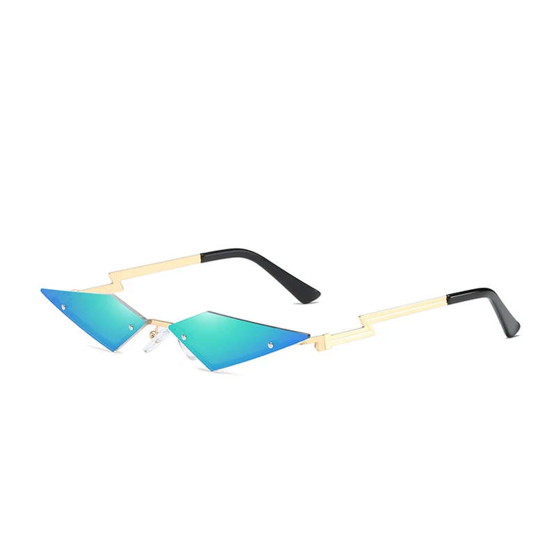 IBOODE новые модные бескаркасные Солнцезащитные очки женские Tide персональный цветной фильм уличная съемка очки пересечение границы металлические очки