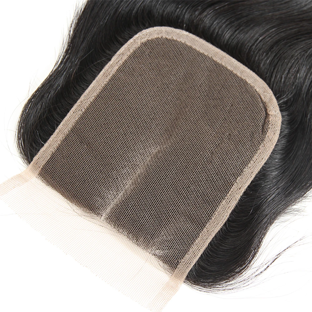 Ali Sugar девственные волосы прямые 4*4 закрытие шнурка 10-20 дюймов натуральный цвет необработанные человеческие волосы для наращивания