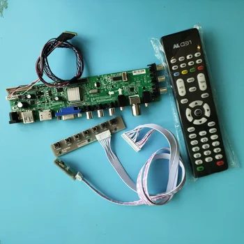 

Kit For LP173WD1-TLC2/LP173WD1-TLD1 HDMI AV 40pin 1600X900 LED USB VGA TV DVB-T DVB-T2 digital Signal controller board remote