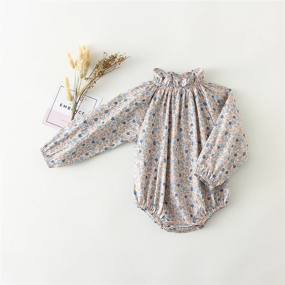 Baby Girl Clothes Spring Summer Linen Cotton Girls Floral Blouse Romper Dress Newborn Baby Girls Clothes Outfits Baby Costume Baby Clothing Set for boy Baby Clothing Set
