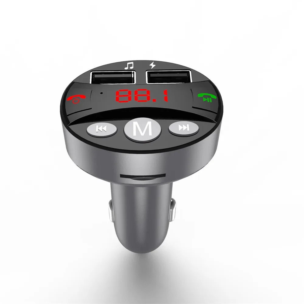 20# BT5.0 автомобильный комплект MP3 плеер fm-передатчик с поддержкой USB Handsfree TF Hands Free беспроводной Bluetooth fm-передатчик