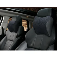 1 ПК для установки на подголовник черный авто поддержка шеи Замена автокресла Дорожный Коврик автомобильные аксессуары для интерьера пена памяти