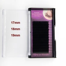 1 поднос, супер длинные ресницы для наращивания, длинные 16 17 18 мм 19 20 мм для наращивания ресниц, объемные ресницы