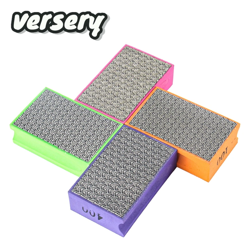 Free Shipping Diamond hand polishing pad stone polishing hand wiper glass polish grinding ceramic tile diamond abrasive pads shdiatool 2pcs pk diamond polish finger milling bits 20mm m14 thread ceramic tile granite shaping drilling enlarge bevel holes